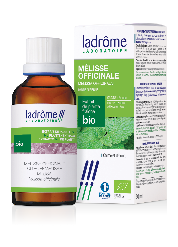 Extrait de Mlisse bio : relaxation et sommeil Ladrme Laboratoire Extrait de Mlisse bio : relaxation et sommeil Ladrme Laboratoire