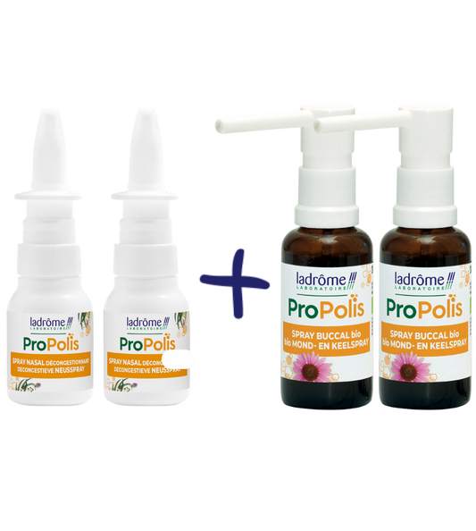 2 duos de sprays à la Propolis bio