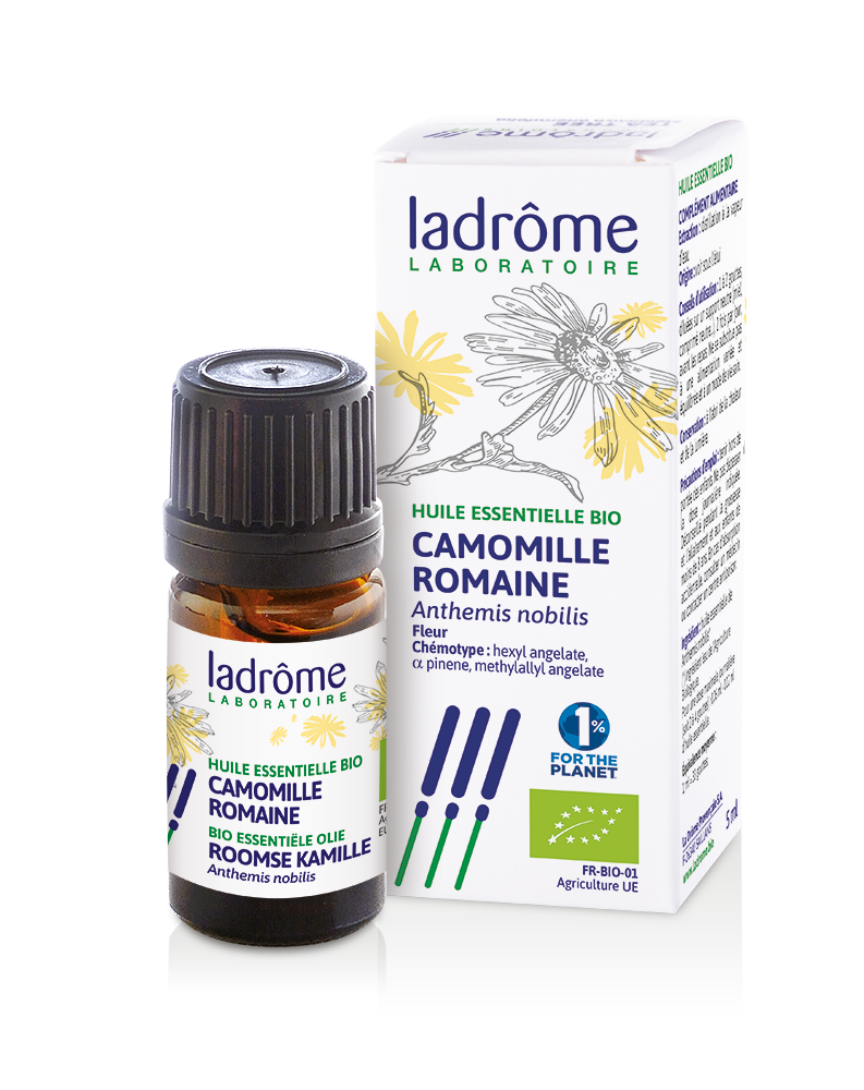 Embalagem de OLEO ESSENCIAL CAMOMILA ROMANA BIO 5mL