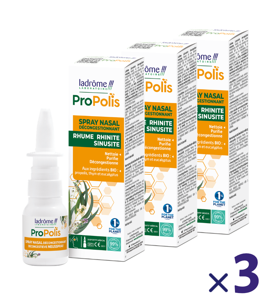 lot de 3 spray nasaux propolis