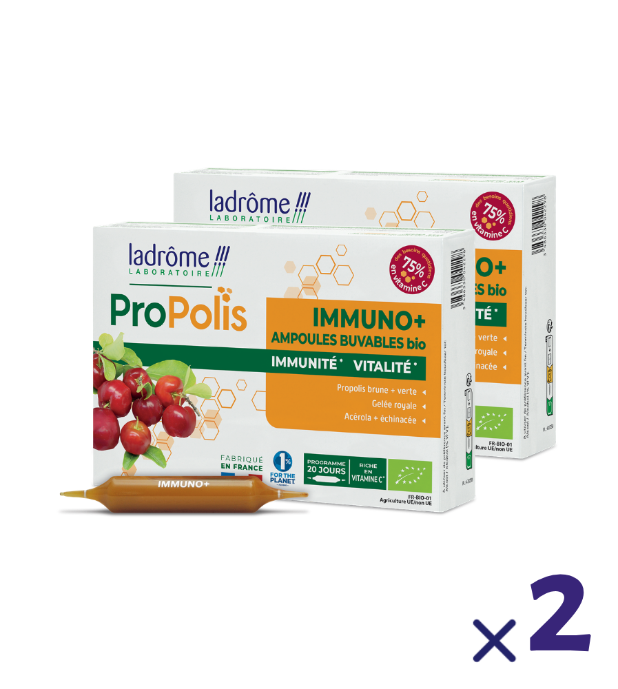 Ampoules Immuno+ Propolis bio
