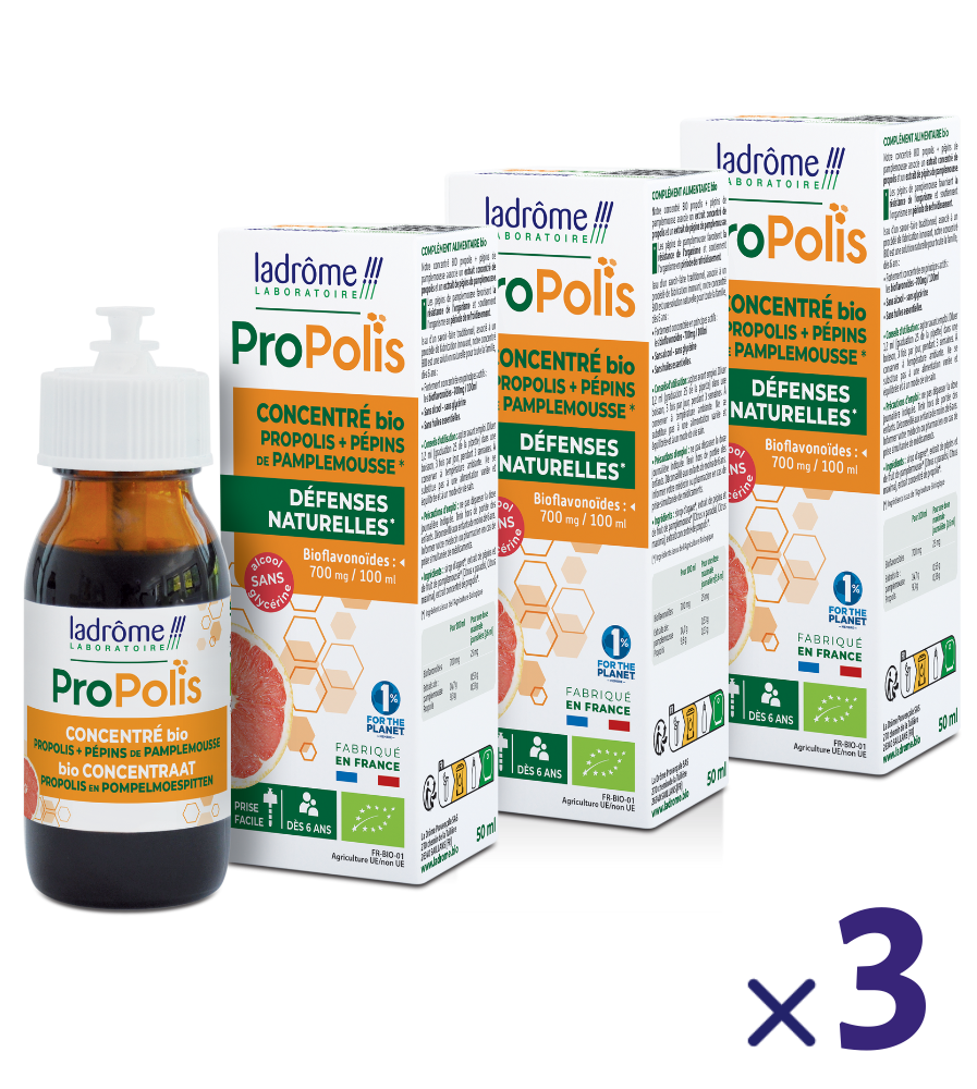 Concentré Propolis et pépins de Pamplemousse bio