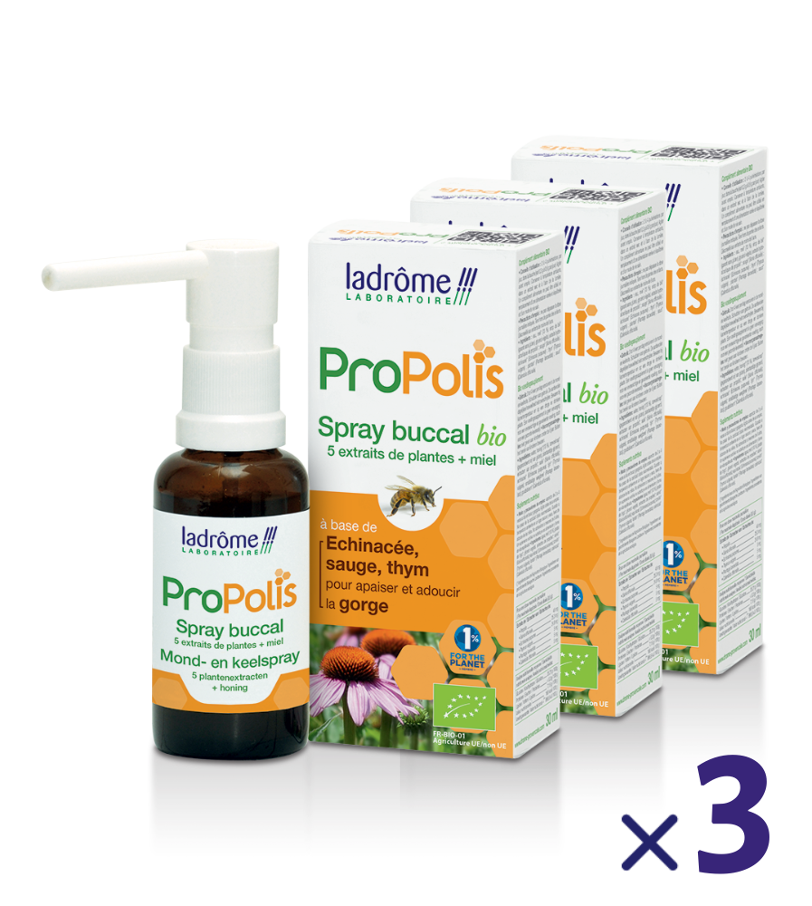 Spray buccal à la Propolis bio