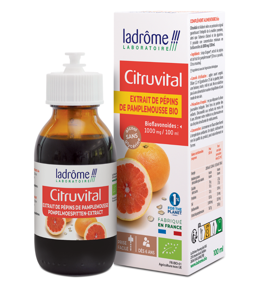 Citruvital extrait de pépins de pamplemousse