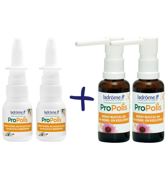 2 duos de sprays à la Propolis bio