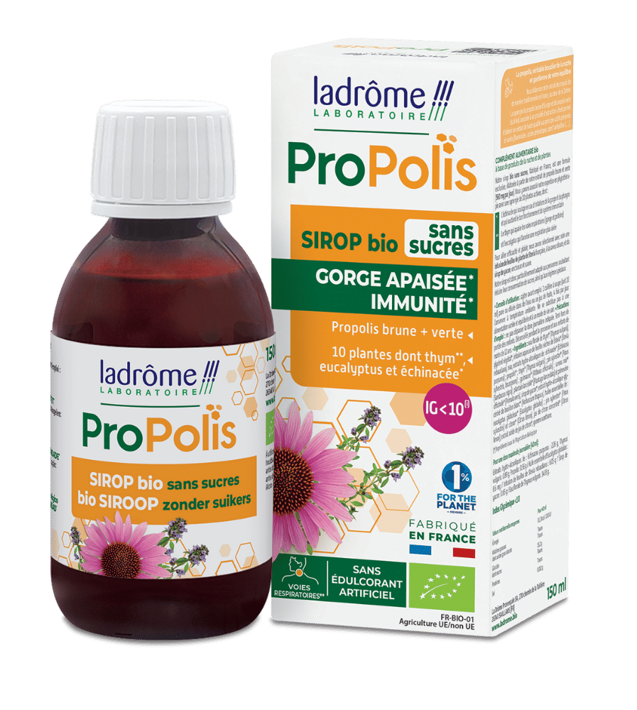 Sirop sans sucres Propolis bio