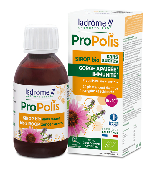 Sirop sans sucres à la Propolis bio