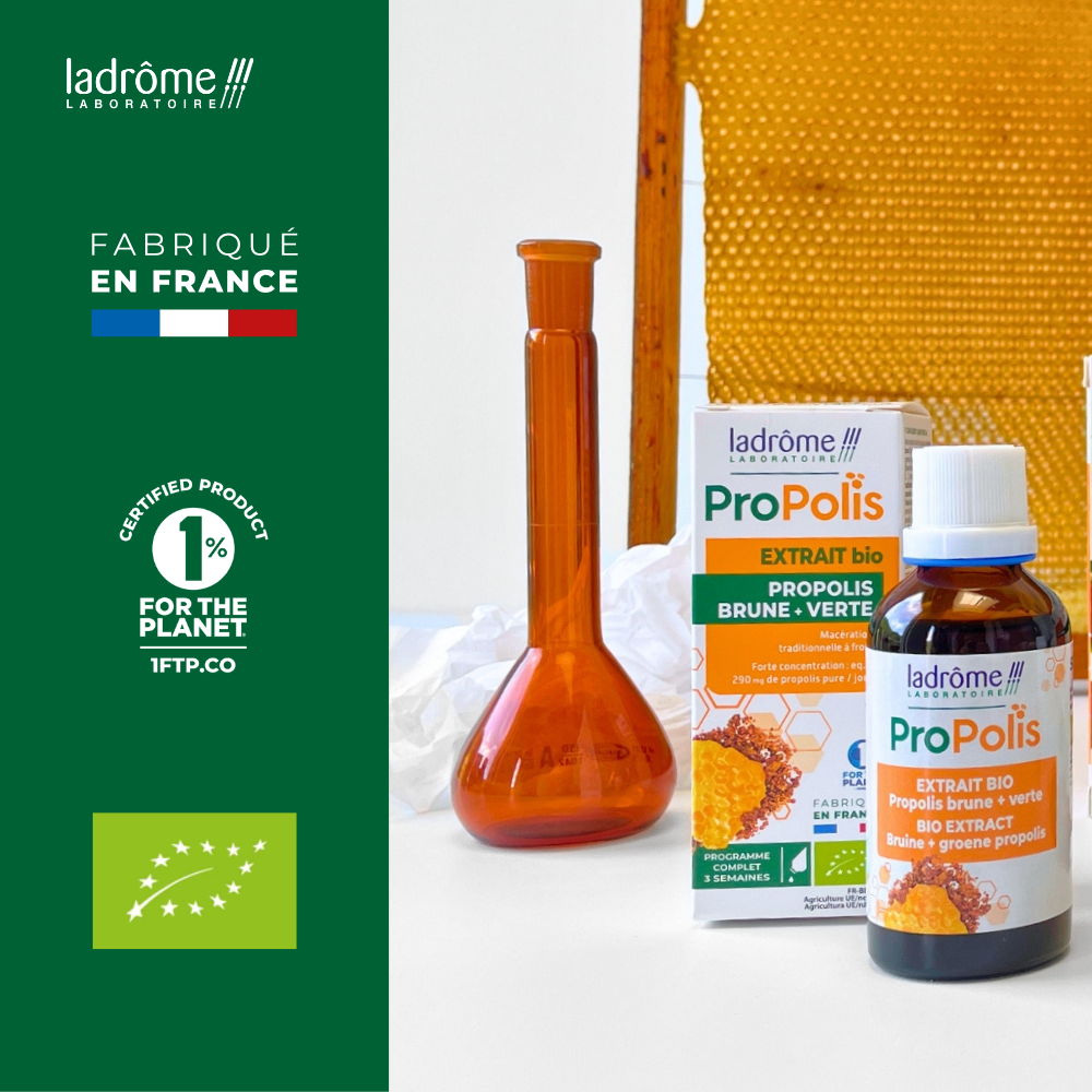 Extrait liquide de Propolis brune + verte bio