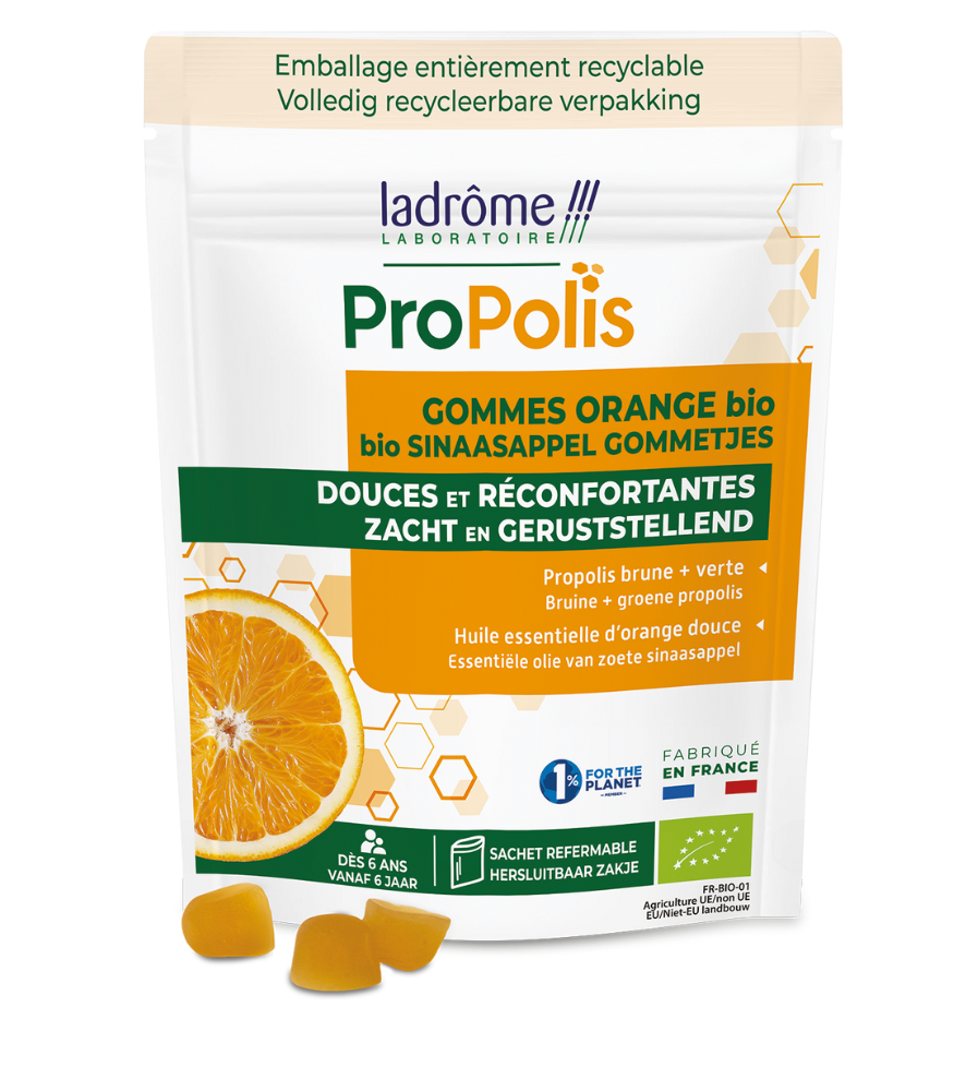 Gommes Propolis et Orange bio