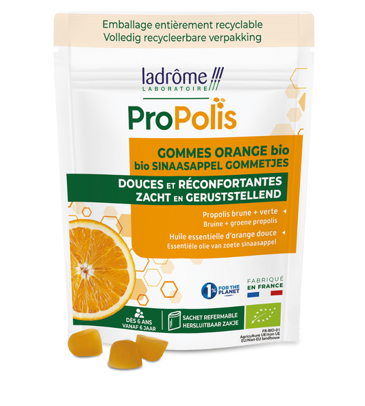 Gommes Propolis et Orange bio