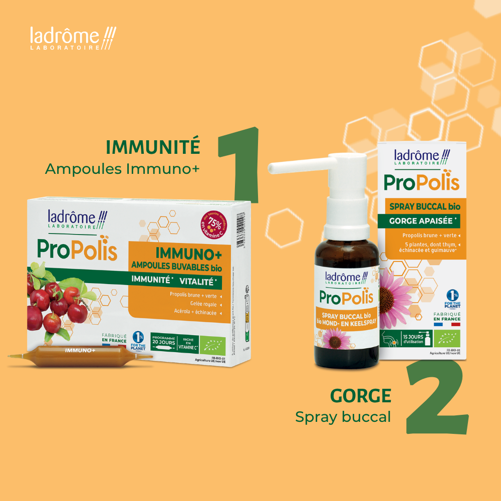 Ampoules Immuno+ Propolis bio
