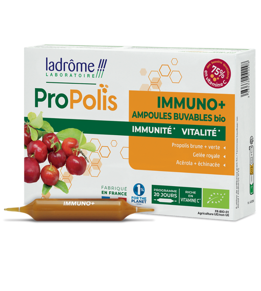 Ampoules Immuno+ Propolis bio
