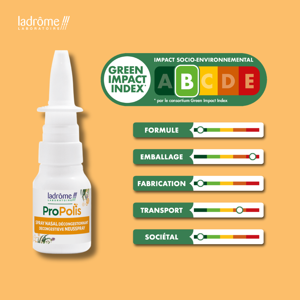 Spray nasal décongestionnant à la Propolis bio