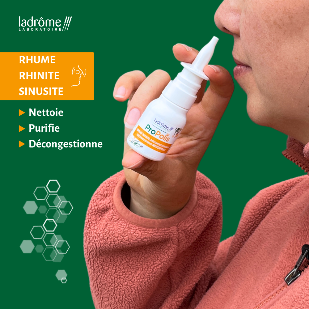 Spray nasal décongestionnant à la Propolis bio
