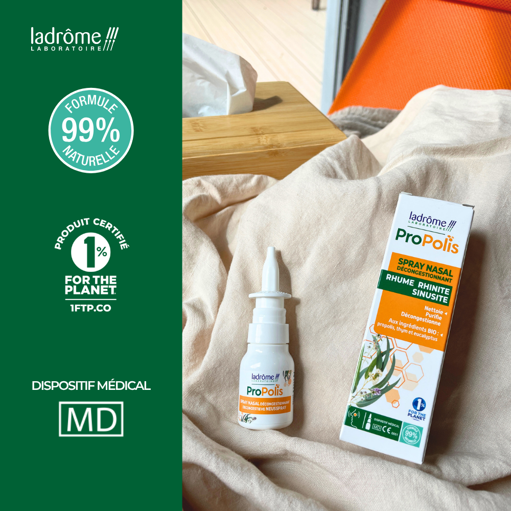 Spray nasal décongestionnant à la Propolis bio