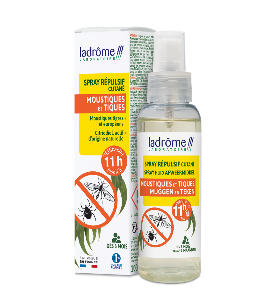 Spray répulsif moustiques et tiques